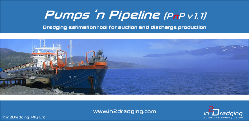 Pumps 'n Pipeline (PnP) Software package estimating suction and discharge production