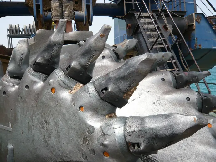 Cutterhead front view Dredging Engineering - Cutterhead front view