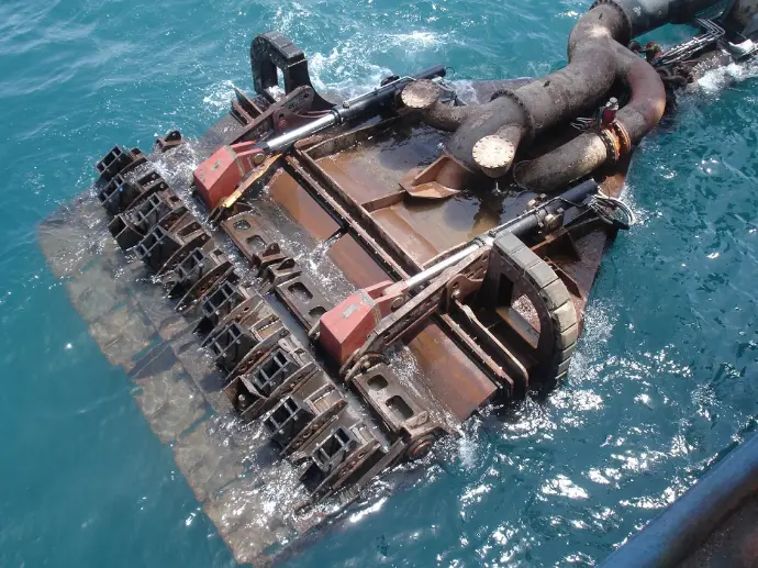 Draghead top view Dredging Engineering - Draghead top view