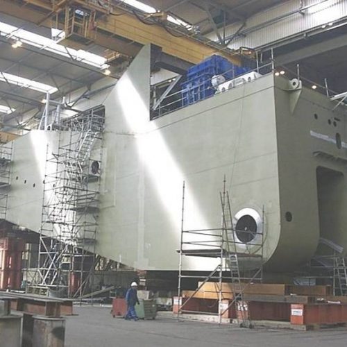 cutter ladder of cutter suction dredger build