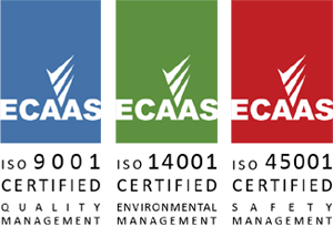 3 logos - small certified management system